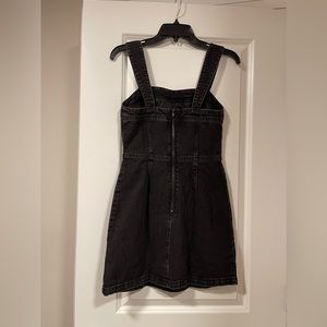 Mango Black Denim Dress, size 2/XS, NWT